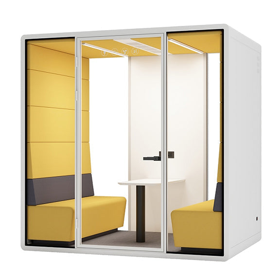 SpacePod DL White Yellow Booth from CDS